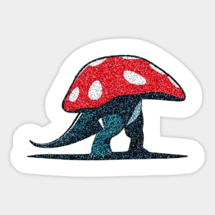 Dinosaur Mushroom Sticker